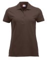 Dames Polo Clique Classic Marion 028246 Dark Mocca